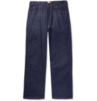 Chimala - Wide-Leg Selvedge Denim Jeans - Blue