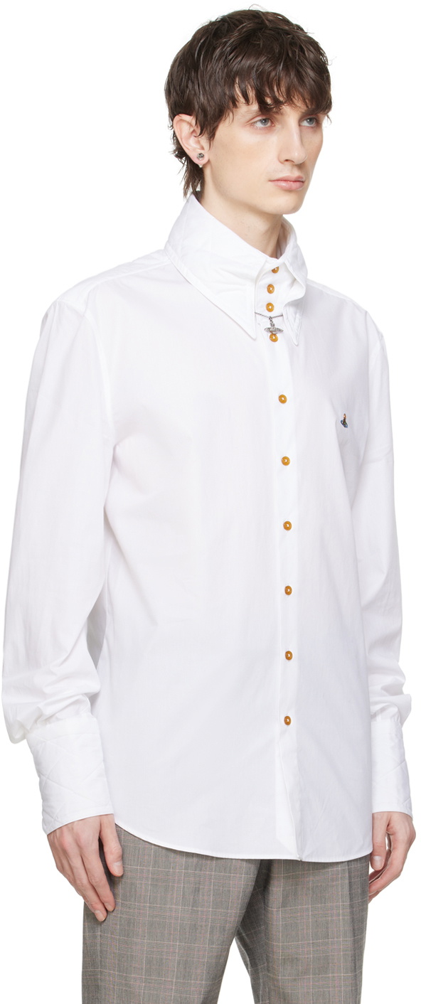 Vivienne Westwood White Big Collar Shirt Vivienne Westwood