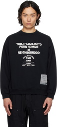 YOHJI YAMAMOTO Black NEIGHBORHOOD Edition LS Sweatshirt