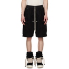 Rick Owens DRKSHDW Black Tower Cargobela Shorts