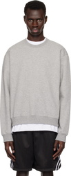 John Elliott Gray Beach Crew 2 Sweatshirt