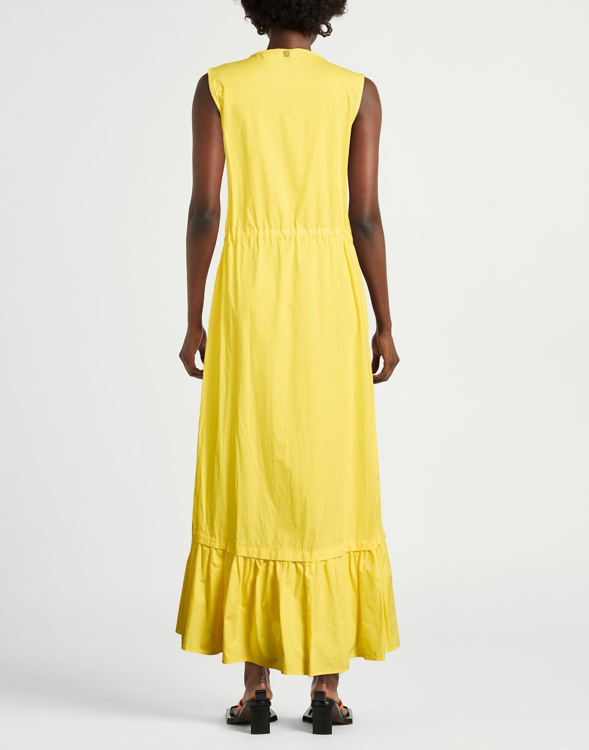 Manila Grace Womens Maxi dress in Yellow