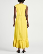 Manila Grace Womens Maxi dress in Yellow