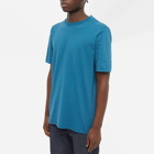 Folk Men's Contrast Sleeve T-Shirt in Dark Cyan