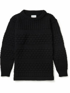 S.N.S. Herning - Macro Virgin Wool Sweater - Black