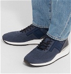 Tod's - Sportivo Suede and Neoprene Sneakers - Navy