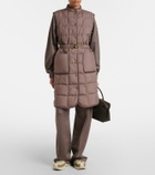 Moncler Cygnette belted quilted down vest