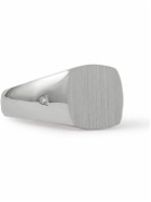 Tom Wood - Kay Reycled Rhodium-Plated Signet Ring - Silver
