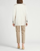 Peserico Womens Blazer in Ivory