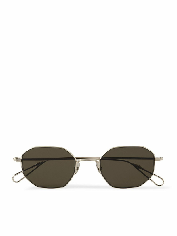 Photo: AHLEM - Trocadero Octagon-Frame Gold-Tone Sunglasses