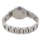 Cartier Ballon Bleu 33mm Automatic Diamond Silver Dial Ladies Watch W4BB0035