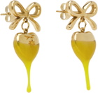 Ottolinger Dipped Bow Heart Earrings