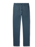 ALTEA - Dumbo Linen-Blend Trousers - Blue