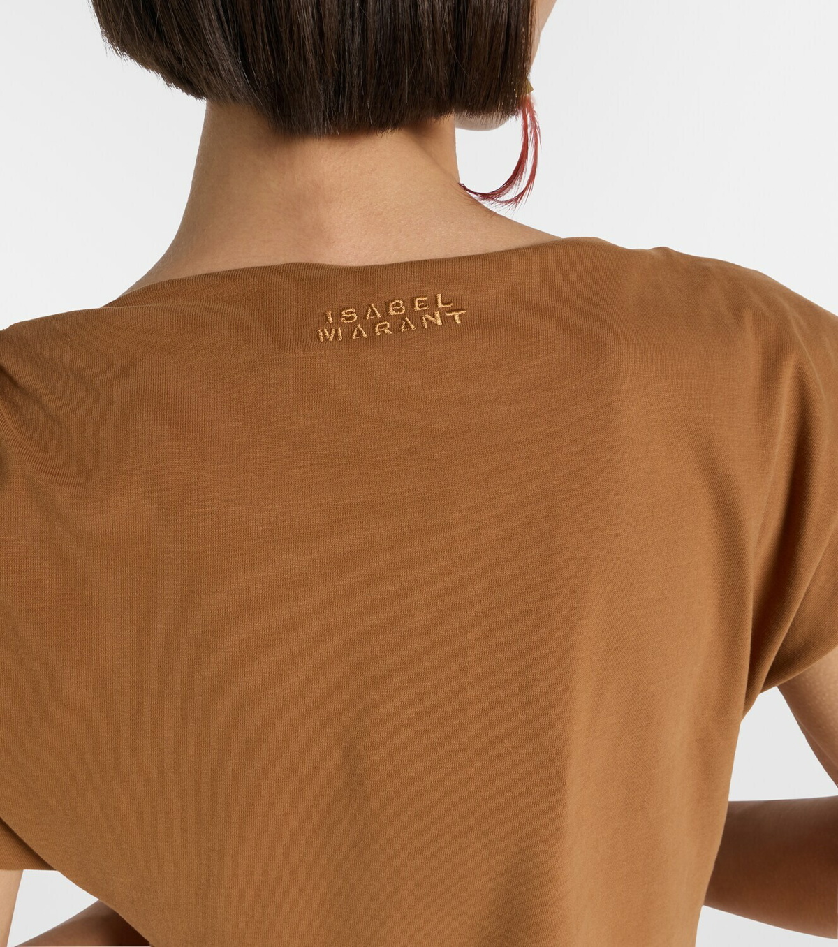 Isabel Marant Sebani asymmetric cotton T-shirt