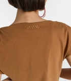 Isabel Marant Sebani asymmetric cotton T-shirt