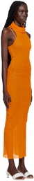 Paloma Wool Orange Dely Midi Dress