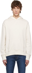 Ralph Lauren Purple Label Off-White Cotton Hoodie