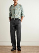 Paul Smith - Straight-Leg Pinstriped Wool Trousers - Gray