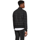 PS by Paul Smith Black Wool Bomber Jacket
