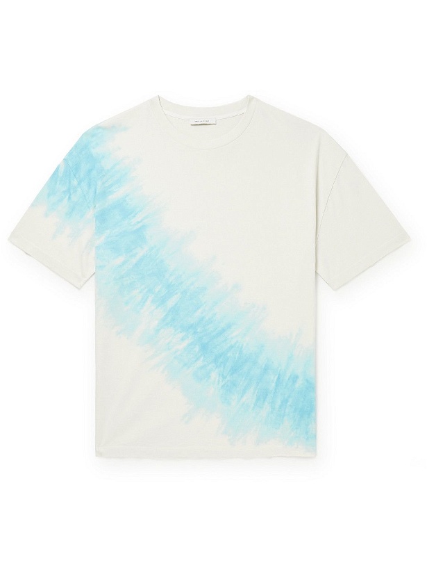 Photo: Ninety Percent - Boxy Tie-Dyed Organic Cotton-Jersey T-Shirt - White