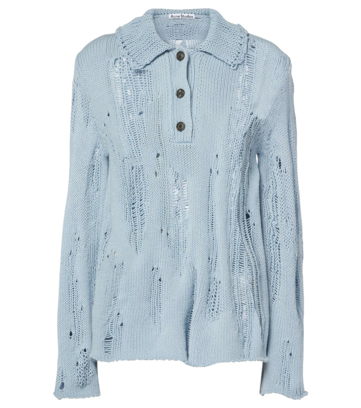 ACNE STUDIOS KESSE ALPACA KNIT POLO