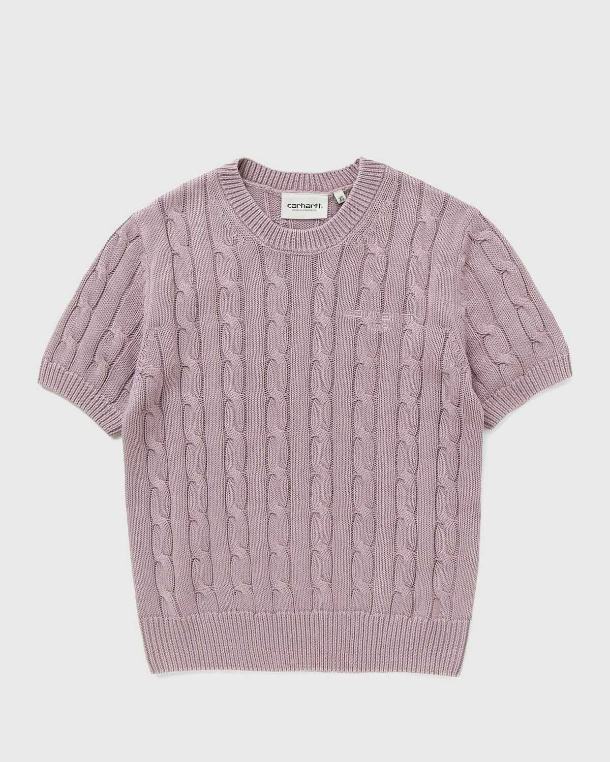 Carhartt WIP Carter Knit Tee pink Womens Top