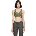 Burberry Green Camo Tadmor Bra