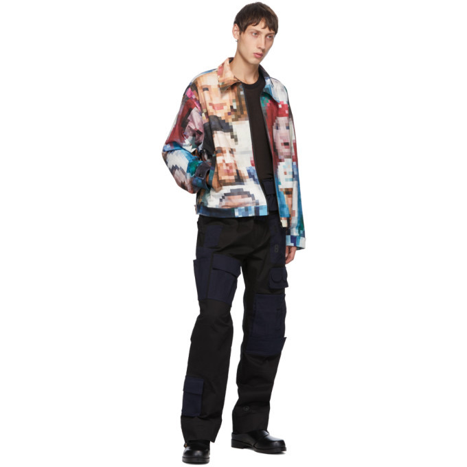 Xander Zhou Multicolor Pixelated Jacket Xander Zhou