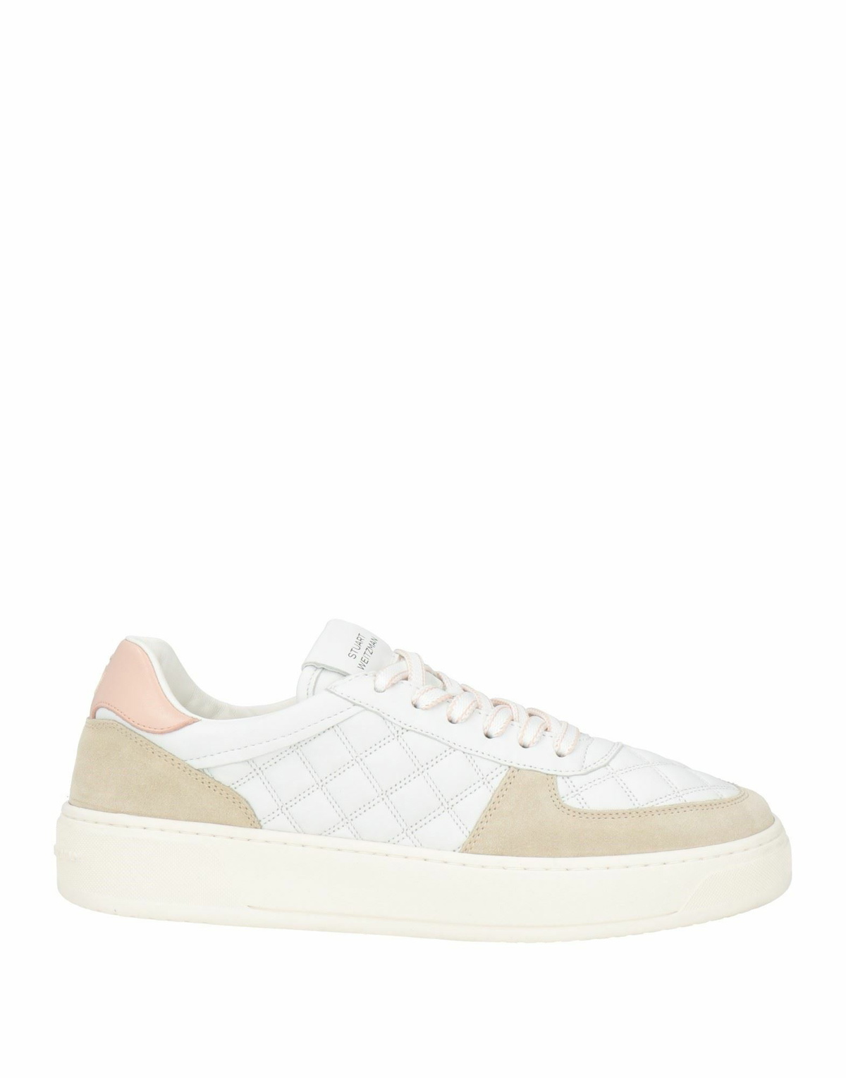 Stuart Weitzman Womens Sneakers in White