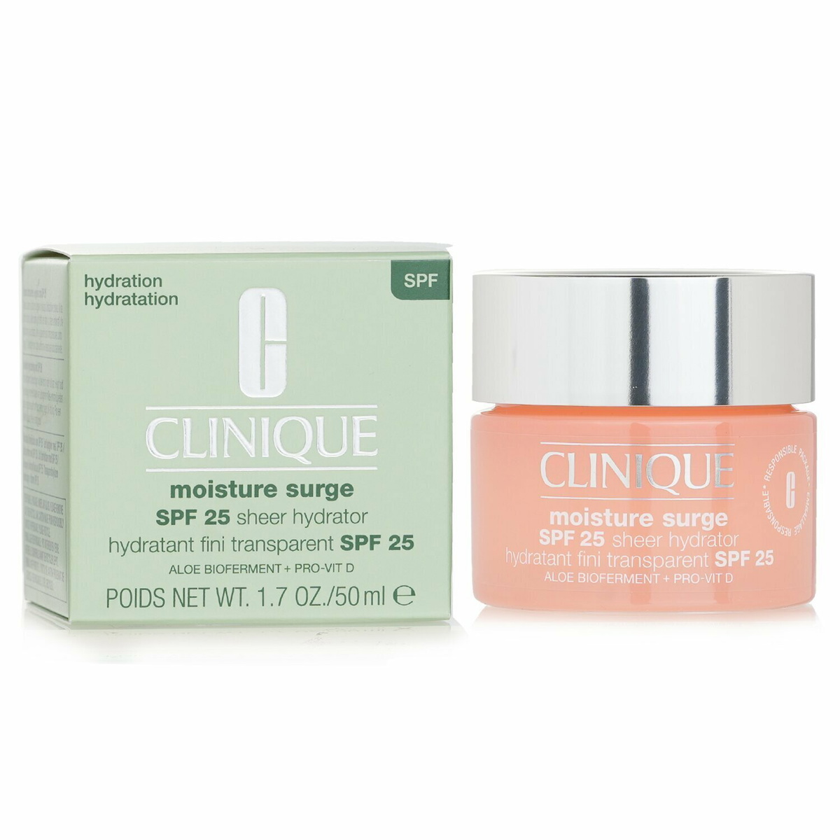 Clinique Moisture Surge Sheer Hydrator SPF 25 1.7 oz Makeup 192333150580