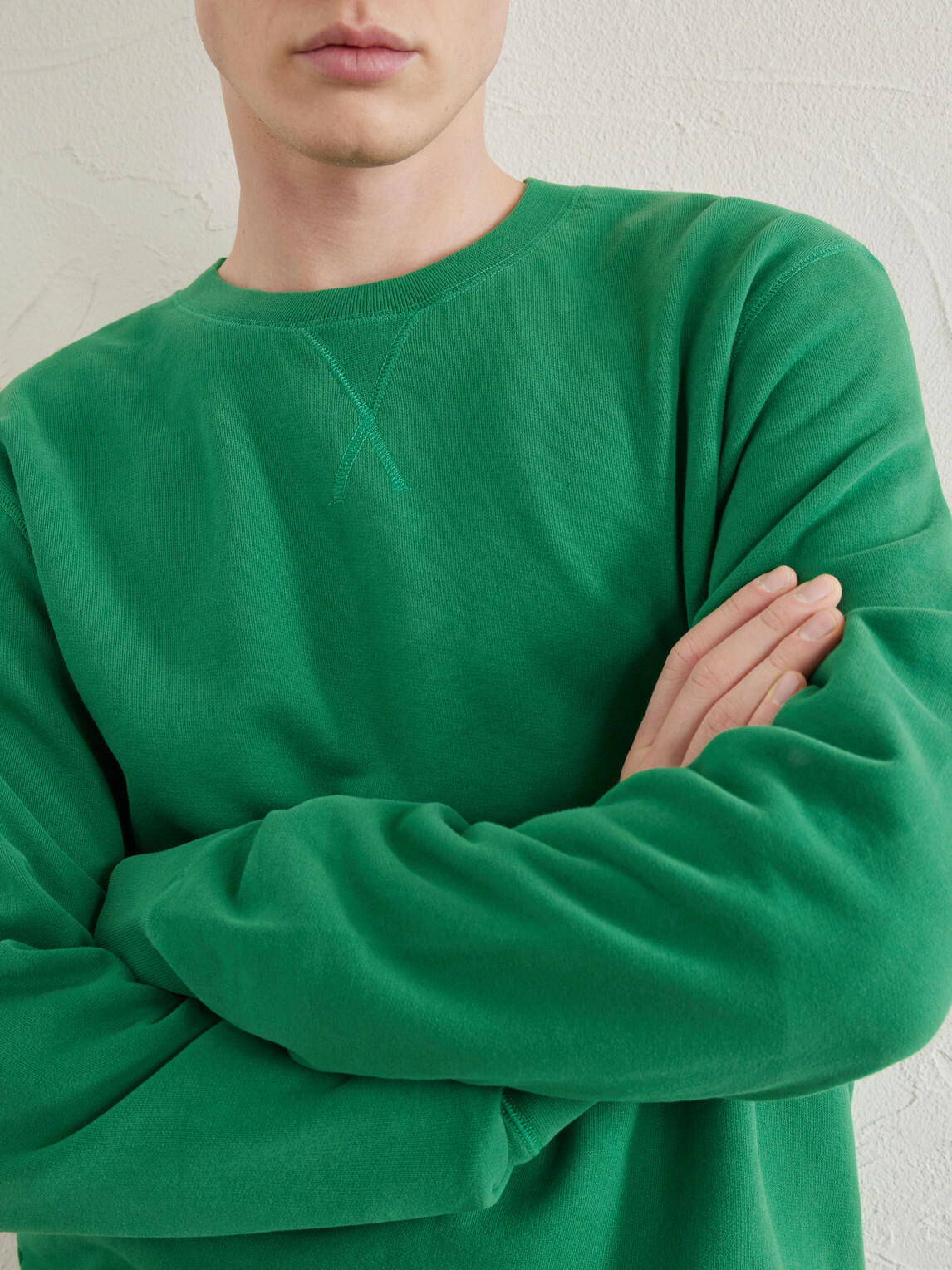 Sunspel - Cotton-Jersey Sweatshirt - Green