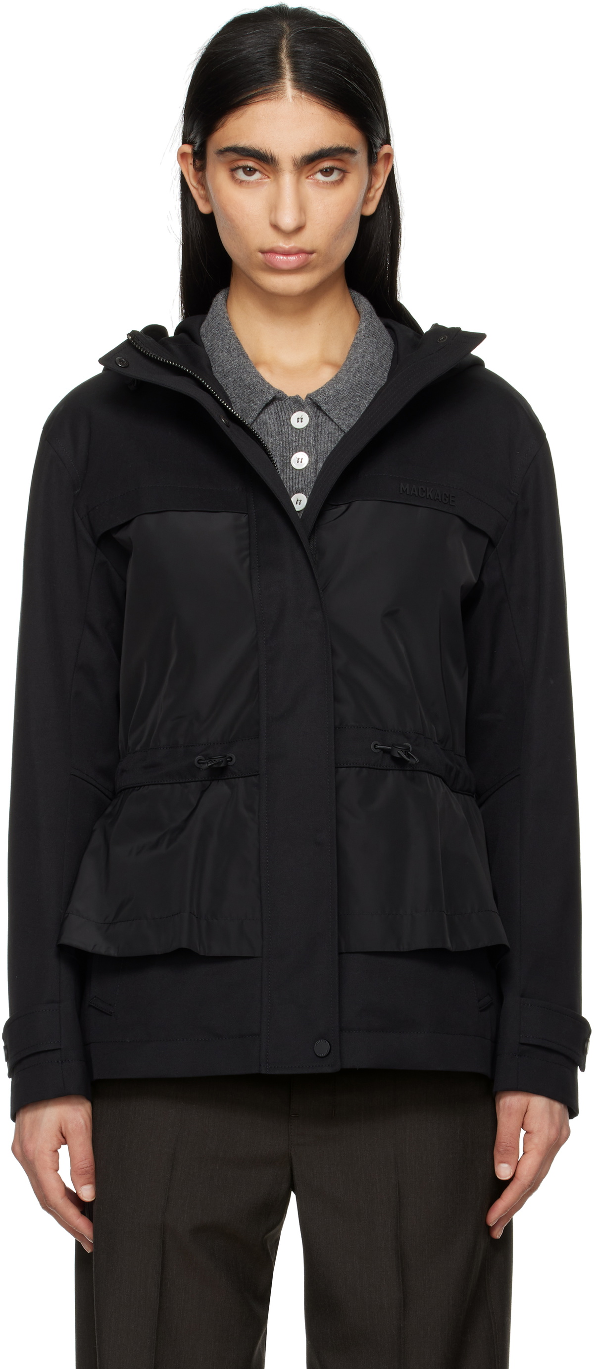 【関税込み】MACKAGE ブラック Kaori-Lvs ジャケット MACKAGE Black Kaori-Lvs Jacket Mackage