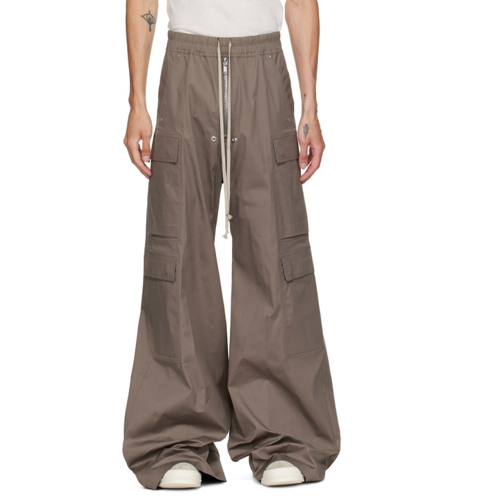 Photo: Rick Owens Gray Tower Cargobelas Cargo Pants