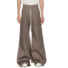 Rick Owens Gray Tower Cargobelas Cargo Pants