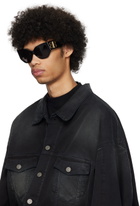 Balenciaga Black Cat-Eye Sunglasses