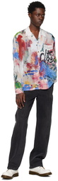 Andersson Bell White Printed Shirt