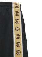 GUCCI - Technical Jersey Shorts W/ Side Bands