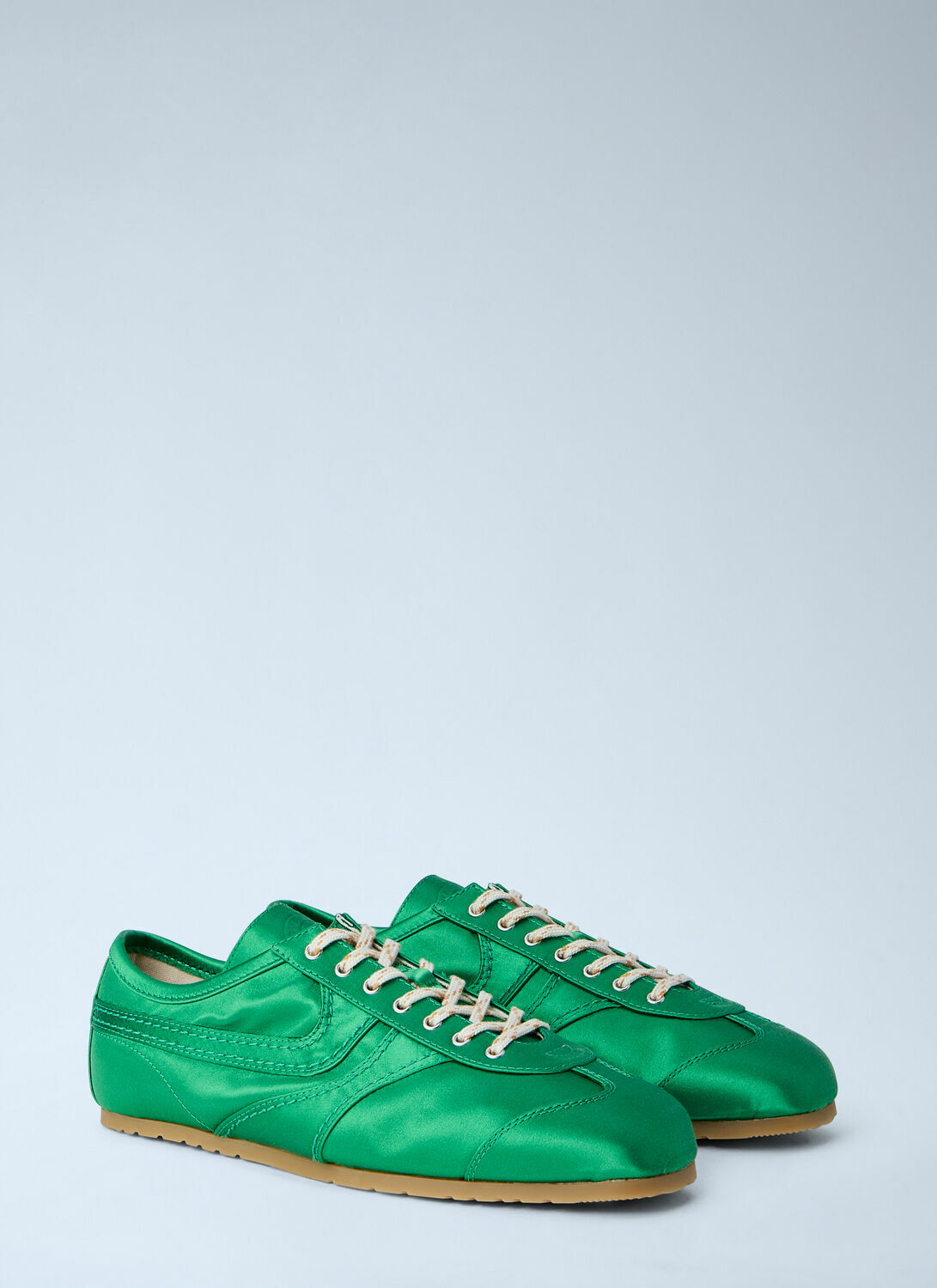 Dries Van Noten Satin Low-Top Sneakers