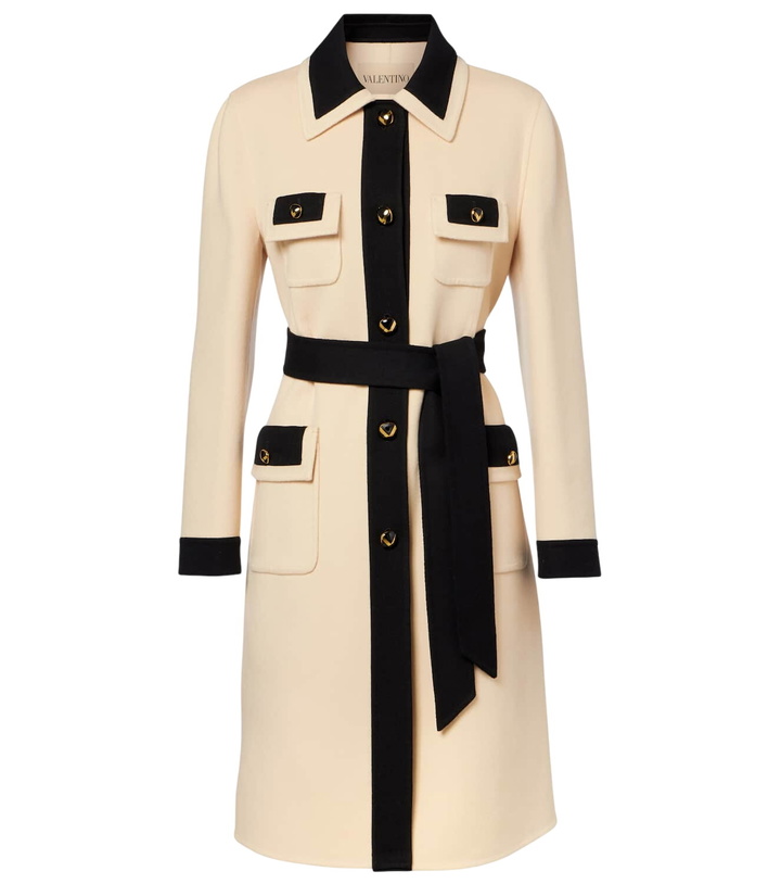 Photo: Valentino Belted wool and cashmere coat