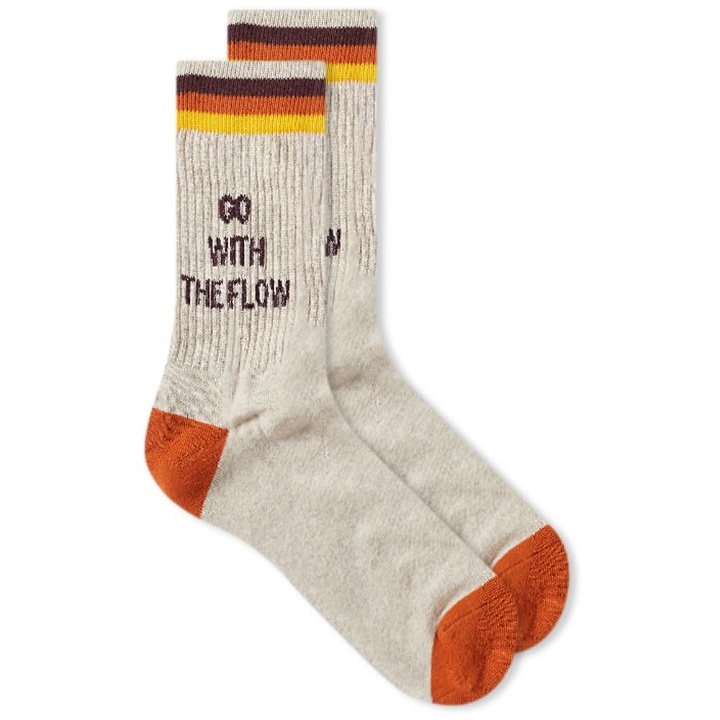 Photo: Anonymous Ism G.W.T.F Pile 3Q Sock in Grey