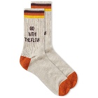 Anonymous Ism G.W.T.F Pile 3Q Sock in Grey