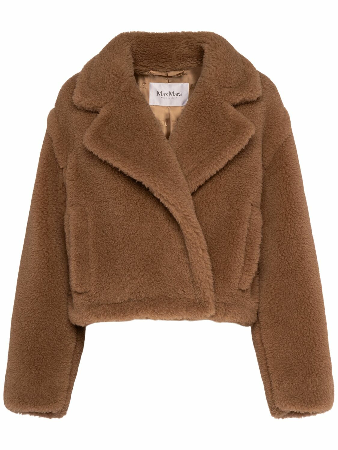 ムートン・ファーコート MAX MARA GARDONE TEDDY CROPPED COAT Max Mara Gardone Teddy Cropped Coat | ShopSimon