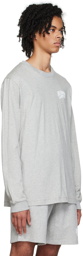 Billionaire Boys Club Gray Printed Long Sleeve T-Shirt