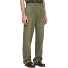 Loewe Green Patch Pocket Trousers