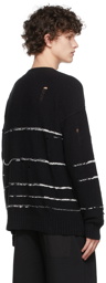 Isabel Benenato Black Cotton Sweater