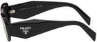 Prada Eyewear Black Rectangular Sunglasses