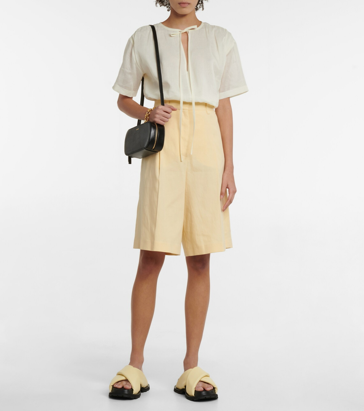 Joseph - Tarah linen-blend Bermuda shorts
