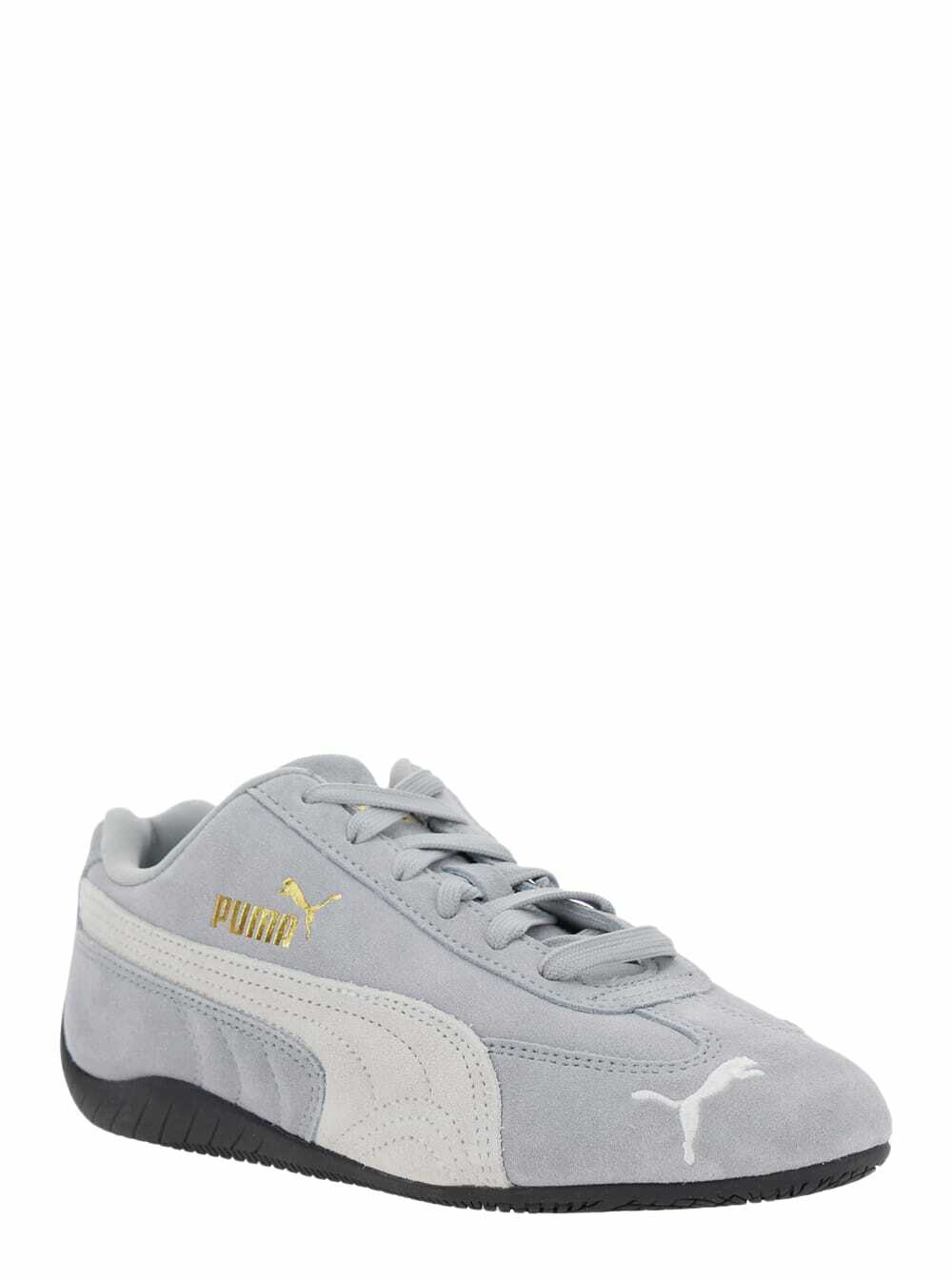 Puma speedcat Grey Sneakers With Logo Print On The Side And Logo Lettering On The Side In Leather Unisex