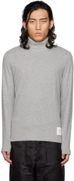 Thom Browne Gray Patch Turtleneck