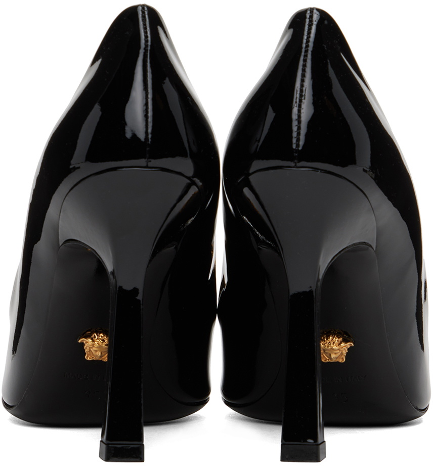 Versace Black Medusa Heels